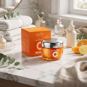 Crema Facial Iluminadora 5 en 1 con Vitamina C y Niacinamida | 50 ml