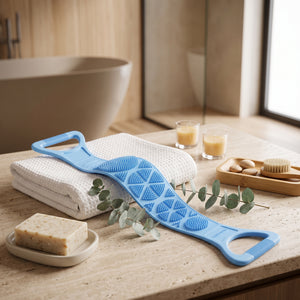 Cepillo Exfoliante de Silicona para Ducha – Doble Cara