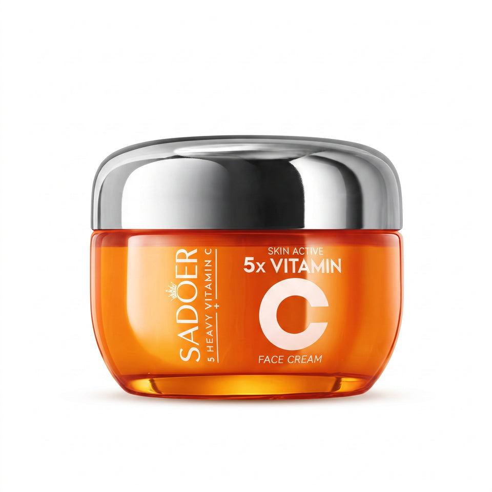 Crema Facial Iluminadora 5 en 1 con Vitamina C y Niacinamida | 50 ml