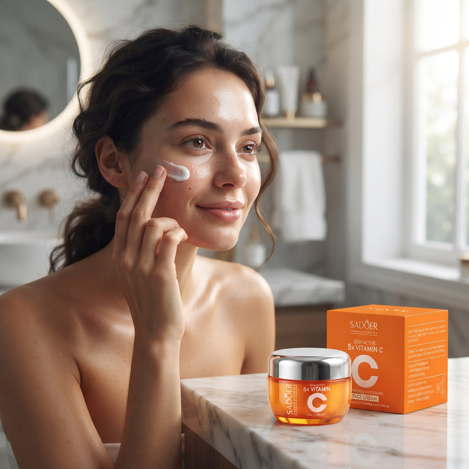 Crema Facial Iluminadora 5 en 1 con Vitamina C y Niacinamida | 50 ml